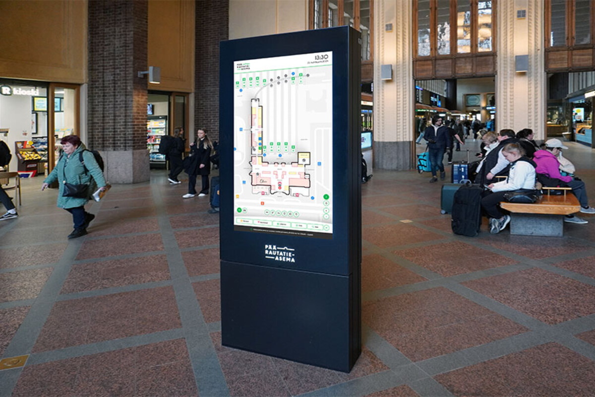 Indoor LCD Wayfinder Kiosks (7pcs of 55″)